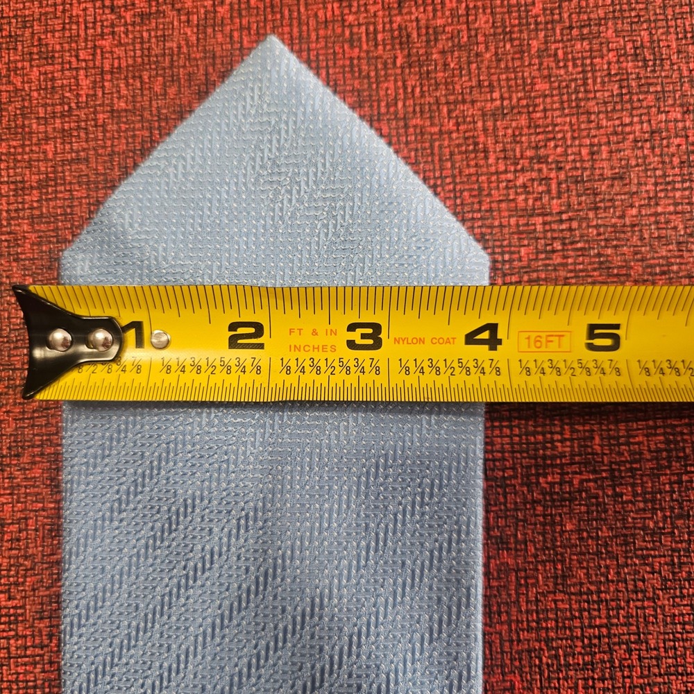 Brioni Blue Textured Silk Tie - Picture 7 of 7